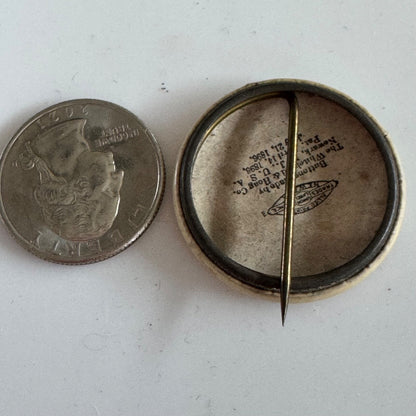Antique Labor Day 1900 Warren Ohio Lapel Pin Button Union