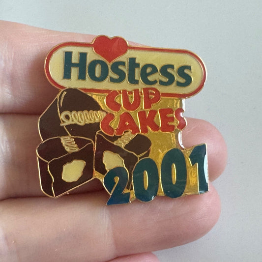Vintage Hostess Cup Cakes 2001 Promotional Pin Cupcakes Advertising