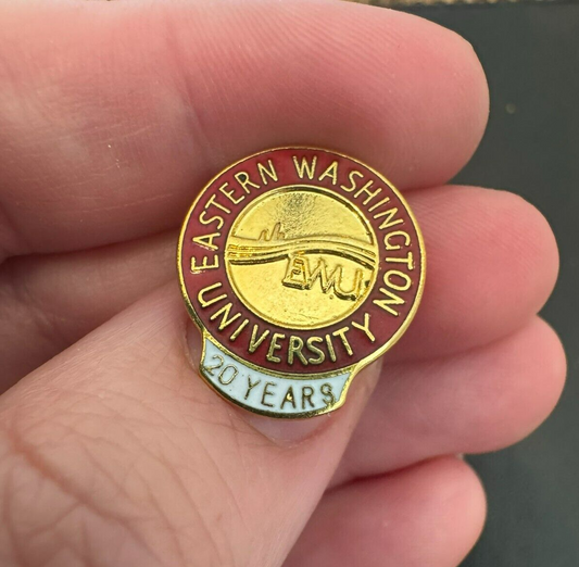 Eastern Washington University 20 Years Employee Service Pin EWU