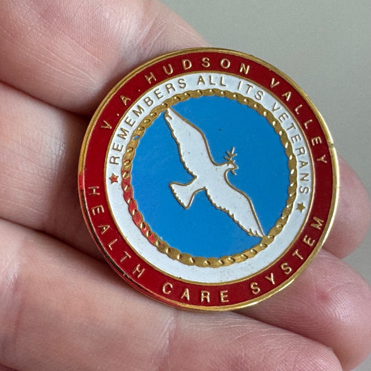VA Hudson Valley Health Care System Lapel Pin Veterans Affairs V.A.