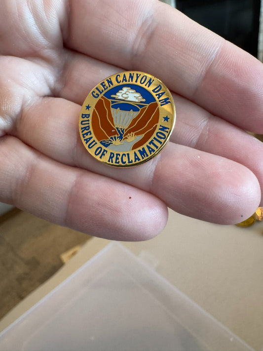 Glen Canyon Dam Bureau of Reclamation Enamel Lapel Pin