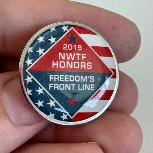 2019 National Wild Turkey Foundation Honors Freedom's Front Line NWTF Lapel Pin