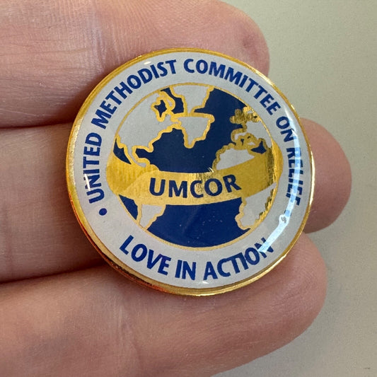 United Methodist Committee on Relief  UMCOR “Love in Action”Pin
