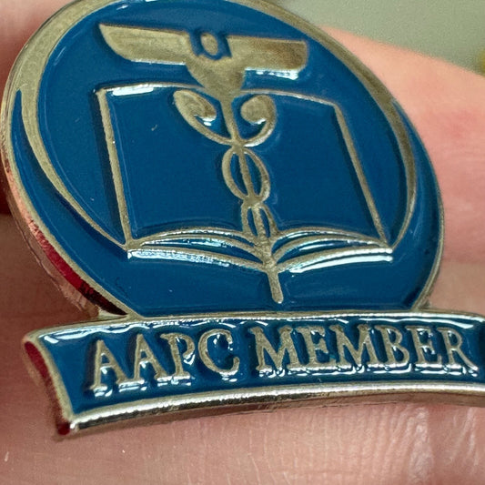 American Academy Of Professional Coders AAPC Member Enamel Lapel Pin