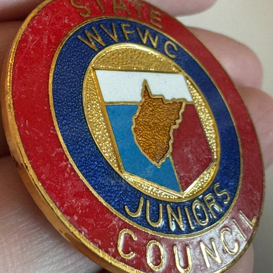 VTG West Virginia Federation Womens Clubs Juniors State Council Lapel Pin WVFWC