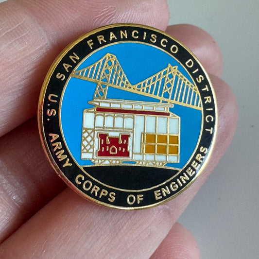 San Francisco District U.S. Army Corps of Engineers Golden Gate Bridge Pin 