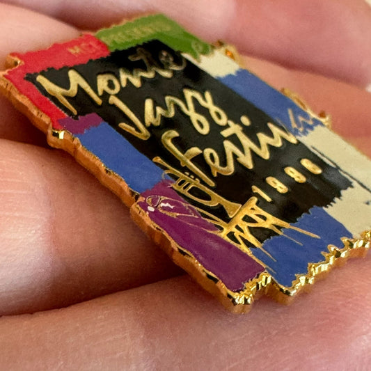 1996 Monterrey Jazz Festival Enamel Lapel Pin Souvenir