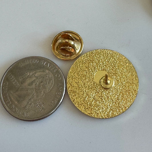 Saint Benevolence Rum Haiti  “Bwason Pou Bonte” Red & Gold Logo Pin