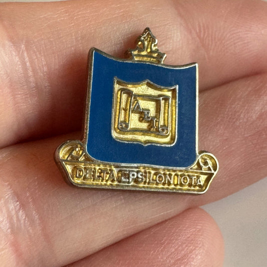 Vintage Delta Epsilon Iota Honor Society Lapel Pin 