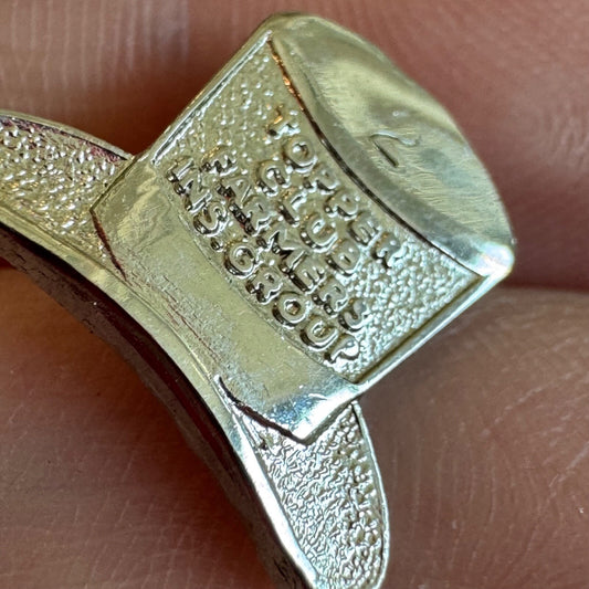 Farmers Insurance Topper Club Hat Pin – Silver Tone Recognition Badge