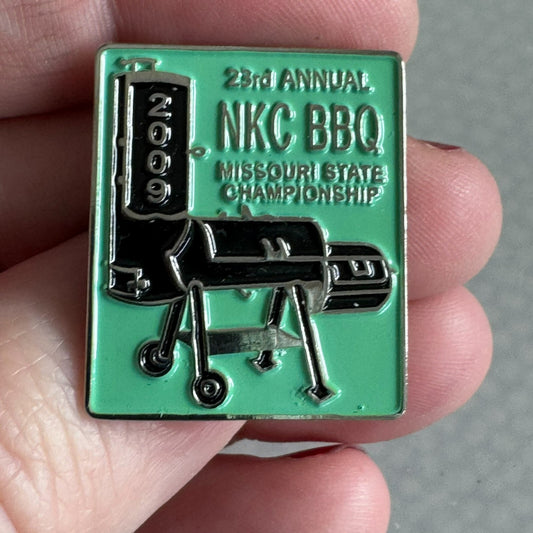 23rd Annual NKC BBQ Missouri State Championship Lapel Pin 2009