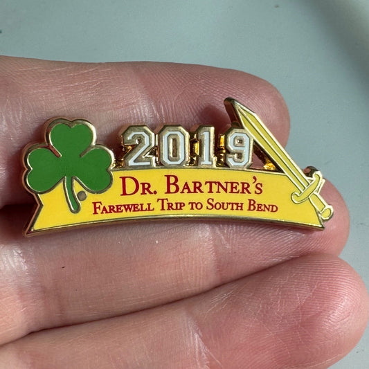 2019 Dr. Bartner's Farewell Trip to South Bend USC Trojans Lapel Pin