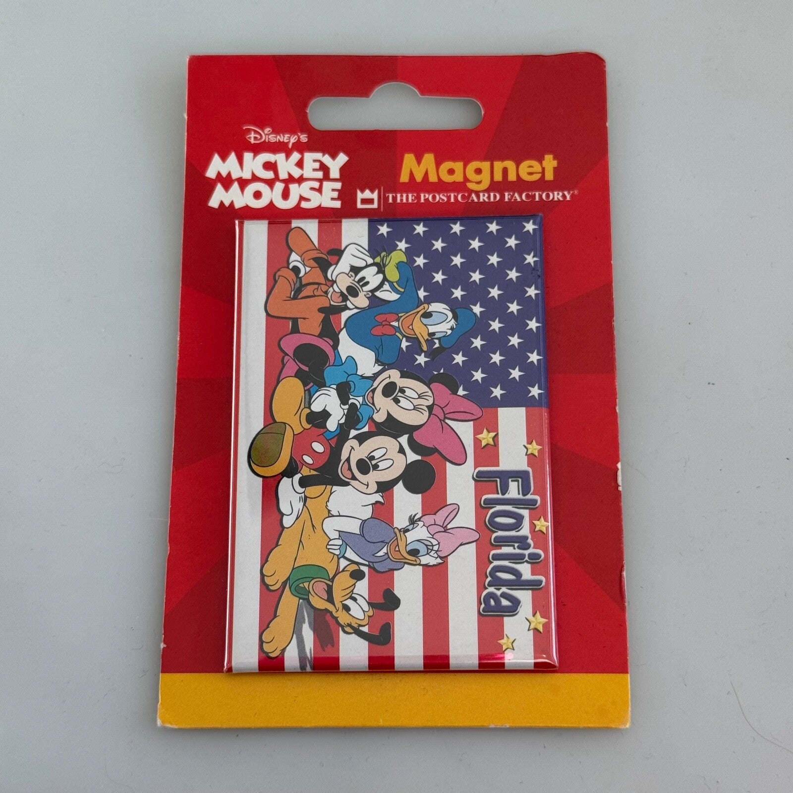 Vintage Disney's Mickey Mouse Magnet The Postcard Factory Florida