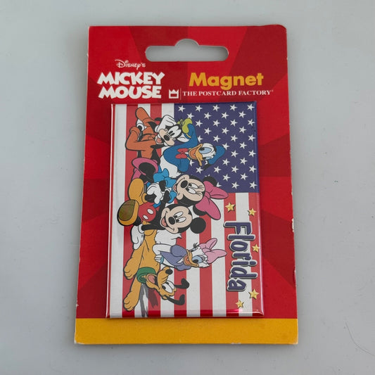 Vintage Disney's Mickey Mouse Magnet The Postcard Factory Florida