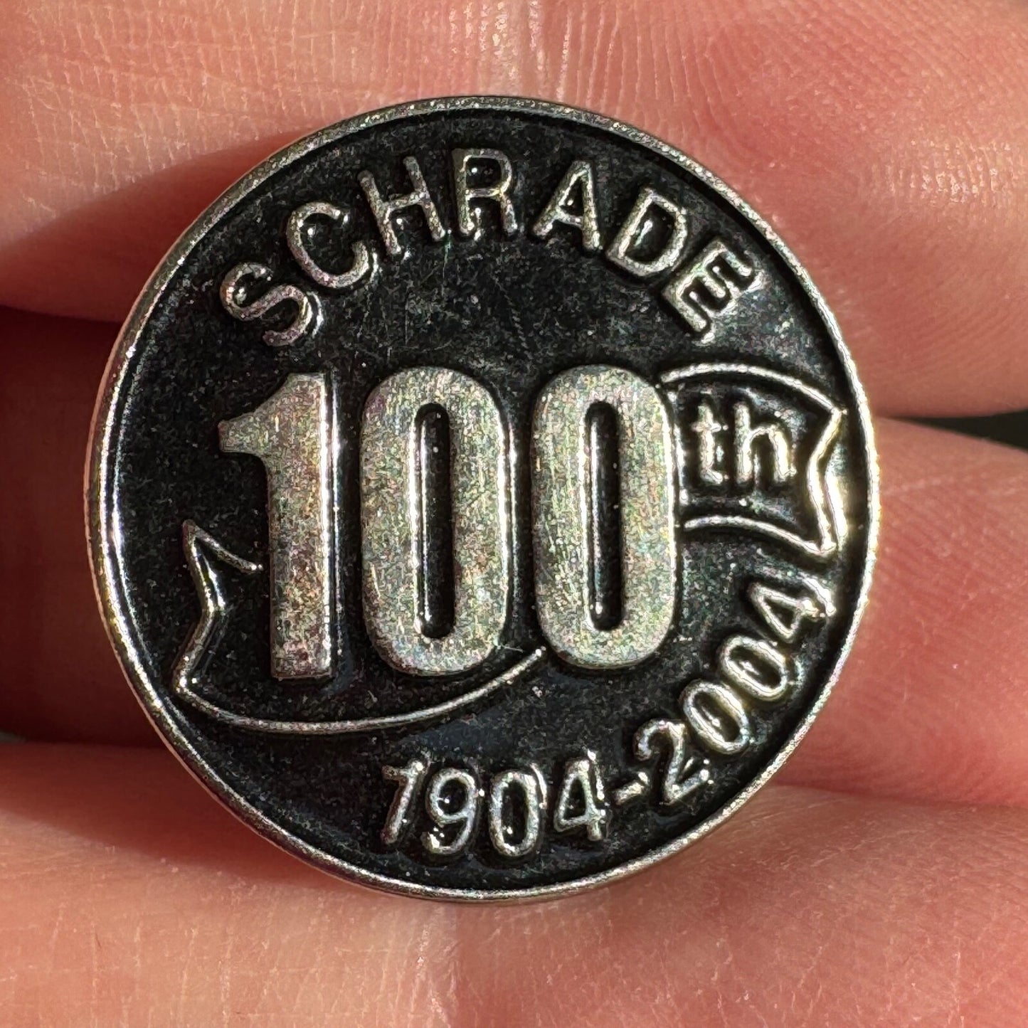 Vintage Shrade Pocket Knives 100th Anniversary 2004 Enamel Lapel Pin