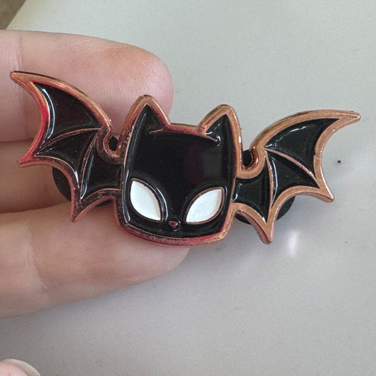 Disney Springs Gideon's Bakehouse Black Cat Bat Lapel Pin
