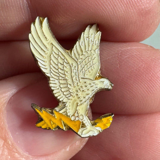 Vintage United States Air Force Academy Falcon Mascot Lapel Pin USAFA