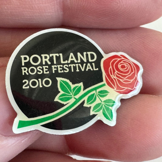 2010 Portland Rose Festival Lapel Pin Oregaon
