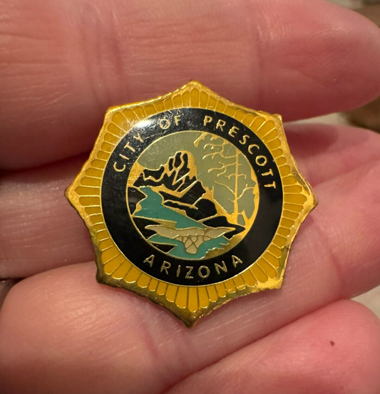 City of Prescott Arizona Shield Lapel Pin