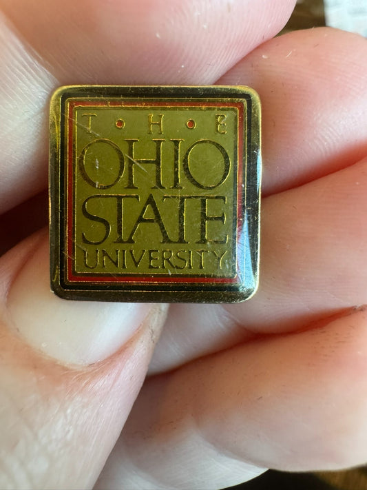 Vintage The Ohio State University Logo Pin OSU Buckeyes