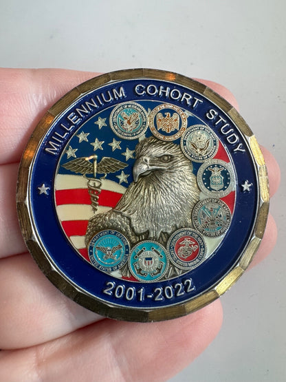 Millennium Cohort Study 2001-2022 Understanding Veteran Health Challenge Coin