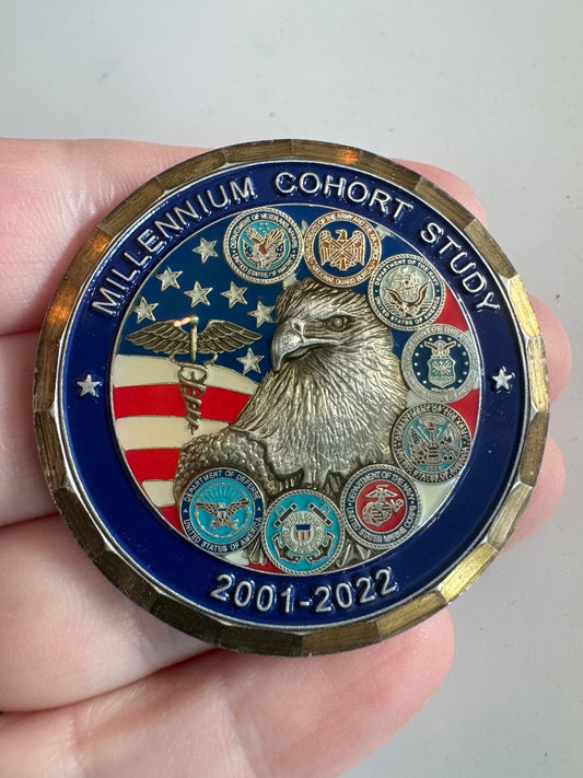 Millennium Cohort Study 2001-2022 Understanding Veteran Health Challenge Coin