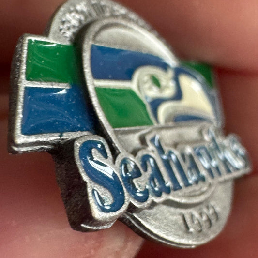 Vintage 1999 NFL Seattle Seahawks Logo Season Ticket Holder Lapel Pin
