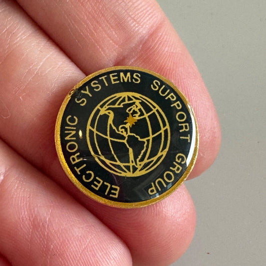 Vintage Electronic Systems Support Group Lapel Pin CERN ?