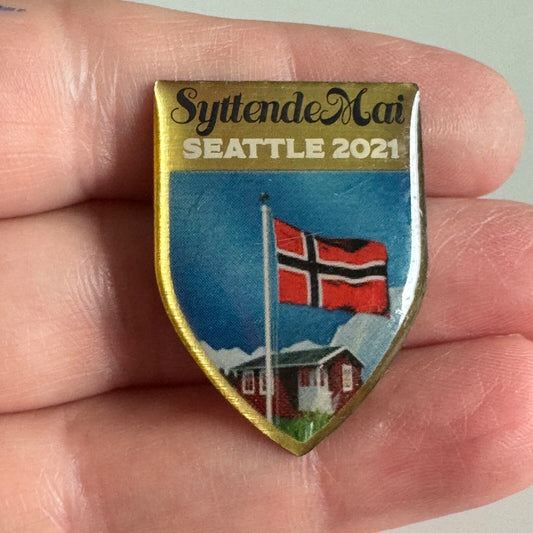 2021 Syttende Mai Seattle Norway Lapel Pin Norwegian Bergen