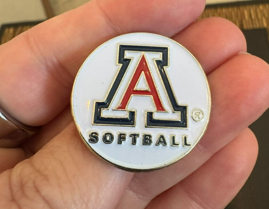 University of Arizona  Wildcats Softball Lapel Pin