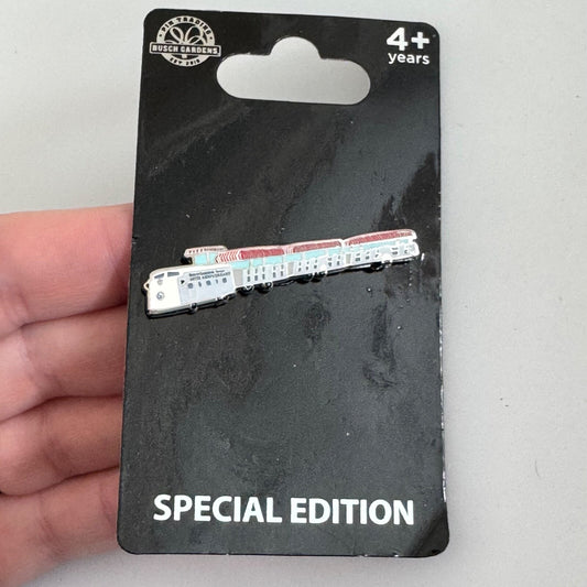 60th Anniversary Busch Gardens Tampa Tram Special Edition Lapel Pin 