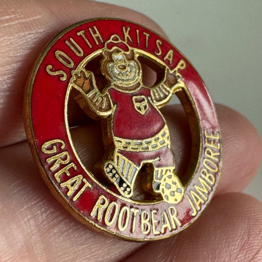Vintage South Kitsap Great Rootbeer Jamboree Lapel Pin 
