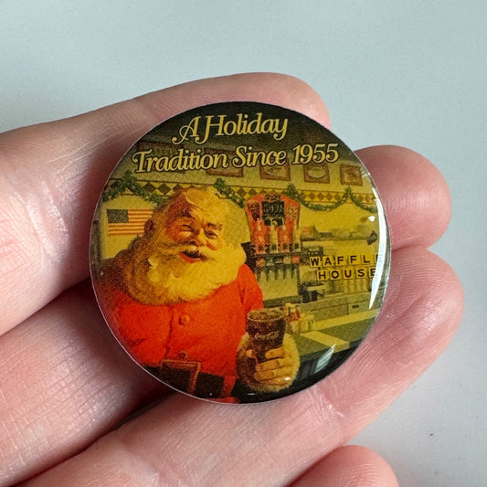 Waffle House Santa Pin – A Holiday Tradition Since 1955 Coca-Cola