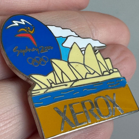 Xerox Sydney 2000 Olympics Pin – Enamel Sponsor Badge Opera House
