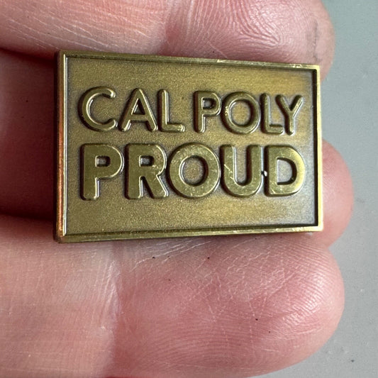 Vintage Cal Poly San Luis Obispo Proud Lapel Pin Magnet