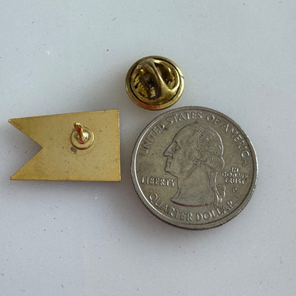 Vintage Save the Bay Boat Flag Lapel Pin