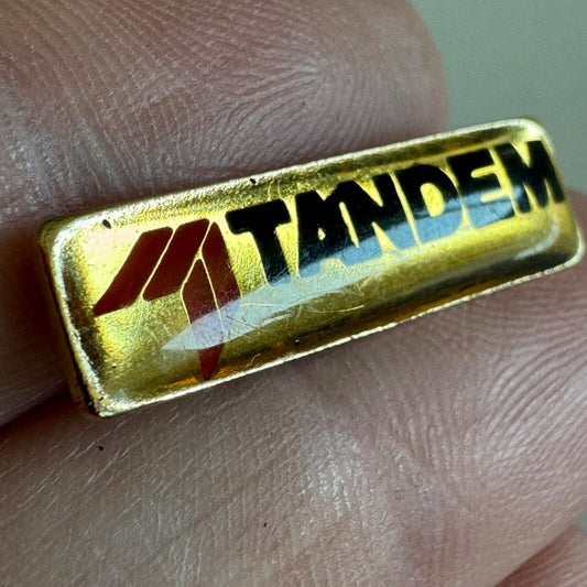 Vintage Tandem Computers Logo Lapel Pin 