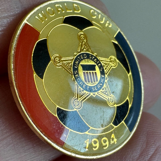 Vintage 1994 World Cup United States Secret Service Soccer Lapel Pin RARE