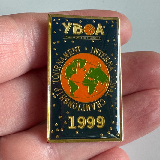 Vintage YBOA 1999 International Championship Basketball Pin