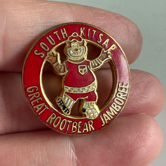 Vintage South Kitsap Great Rootbeer Jamboree Lapel Pin 
