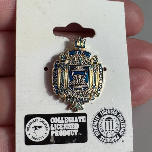 Vintage United States Naval Academy USNA New on Card Lapel Pin