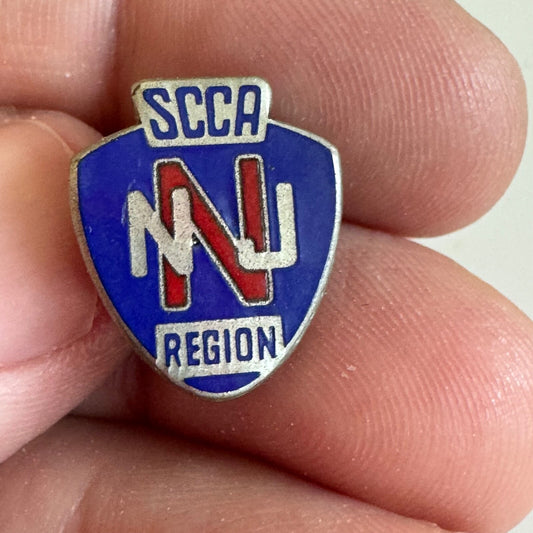 Vintage SCCA NJ Region New Jersey Sports Car Club Lapel Pin