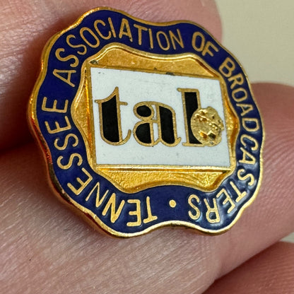 Vintage Tennessee Association of Broadcasters TAB Lapel Pin Tie Tack