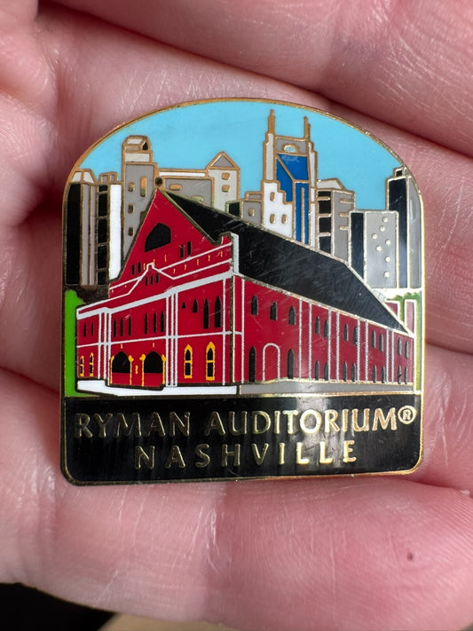 Ryman Auditorium Nashville Enamel Lapel Pin