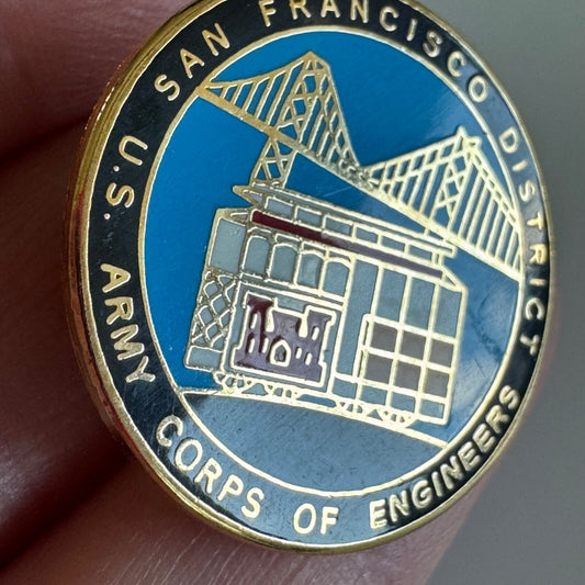 San Francisco District U.S. Army Corps of Engineers Golden Gate Bridge Pin 