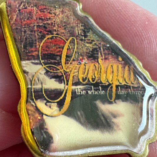 Vintage Georgia The Whole Day Through 1996 Limited Edition Pin On My Mind