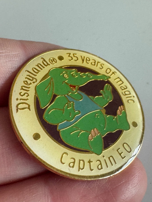 Vintage Disneyland 35 Years Captain EO Enamel Pin Michael Jackson 