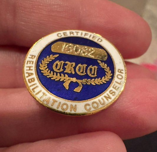 Certified Rehabilitation Counselor Lapel Pin