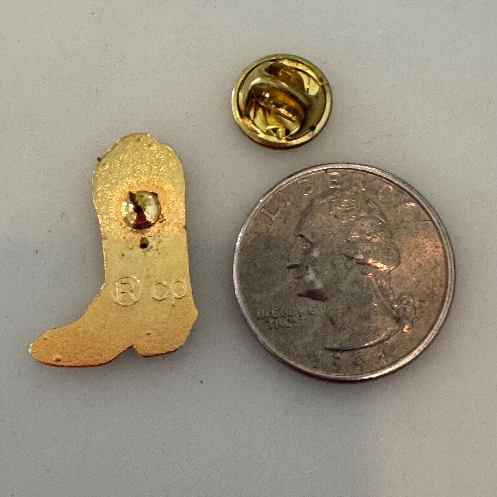 Vtg Lions Club Cowboy Boot JR Cattle Brand Pin International President 2007