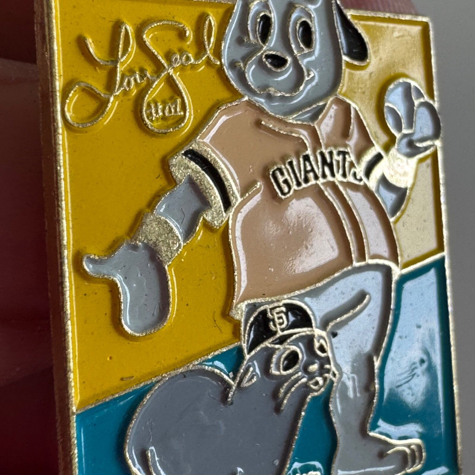 San Francisco Giants Lou Seal Lapel Pin Baseball MLB Marine Mammal Day